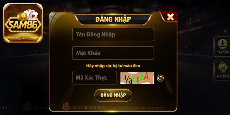 Đăng Nhập Sam86 - Các Thao Tác Đơn Giản, Dễ Thực Hiện 1 Hướng dẫn đăng nhập Sam86 cơ bản